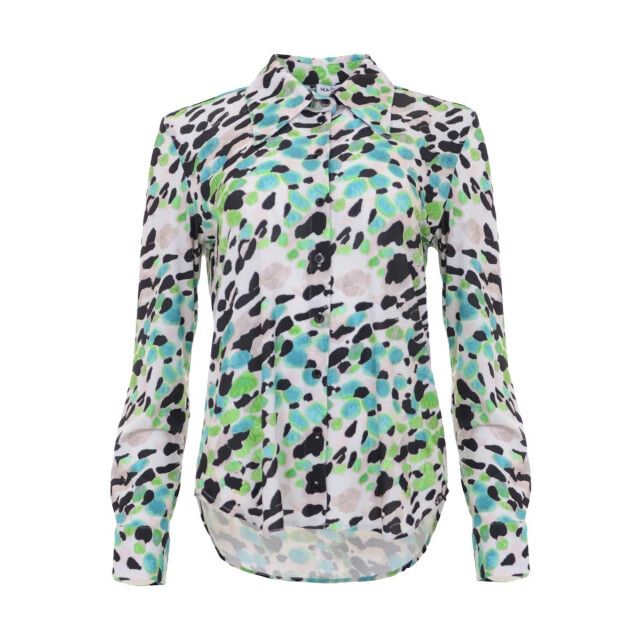 MAICAZZ Garbixl blouse paintart smaragd sp23.20.004 SP23.20.004 large