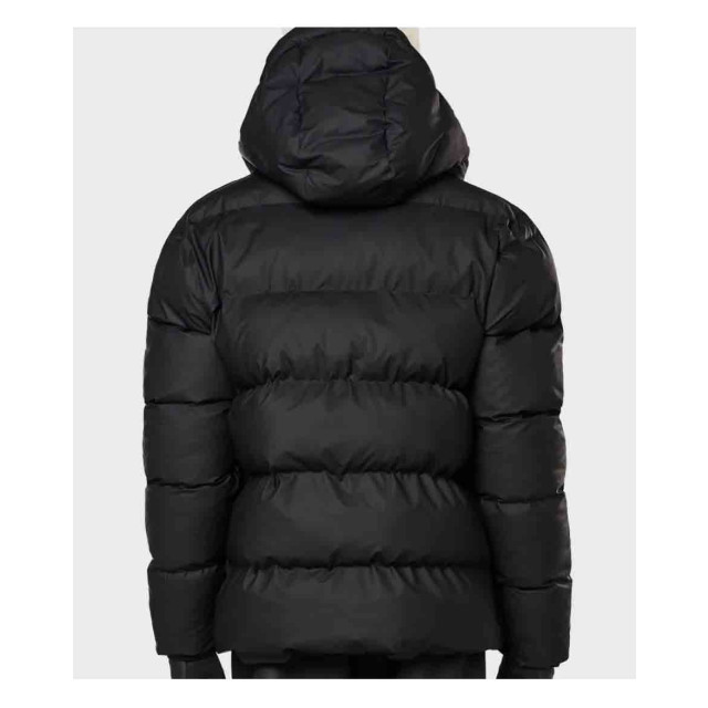 Rains 15370 puffer w jacket black 15370 large