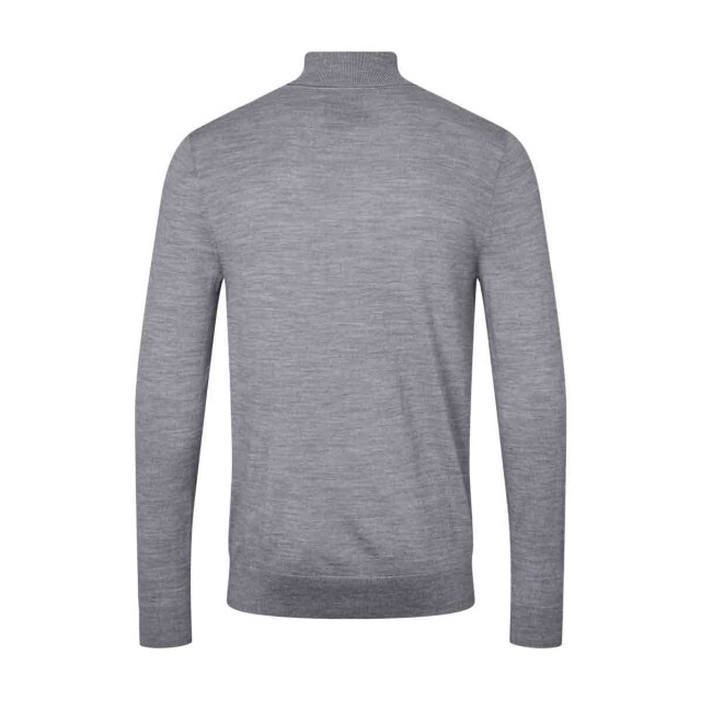 Kronstadt Ks3508 johannes marine roll neck knit grey mel KS3508 large