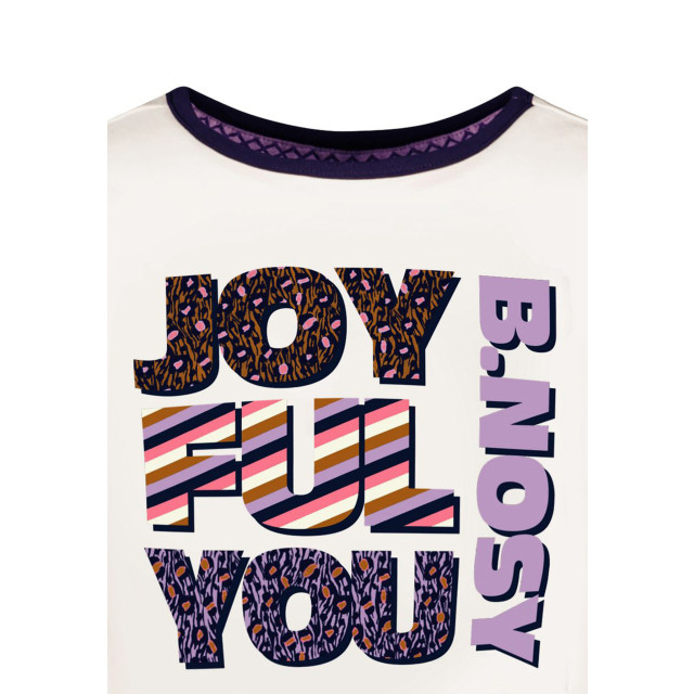 B.Nosy Meisjes t-shirt joyful multi artwork cotton 142501879 large