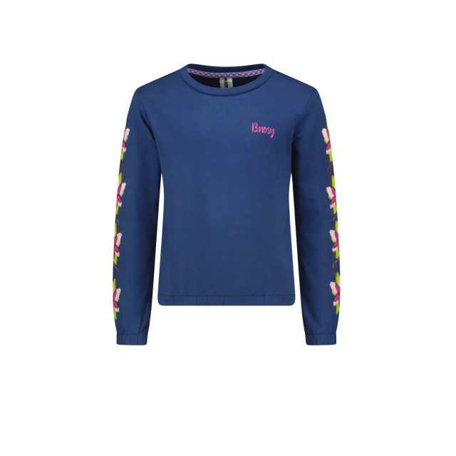 B.Nosy Meisjes sweater met paillet bloemen lake 141577723 large