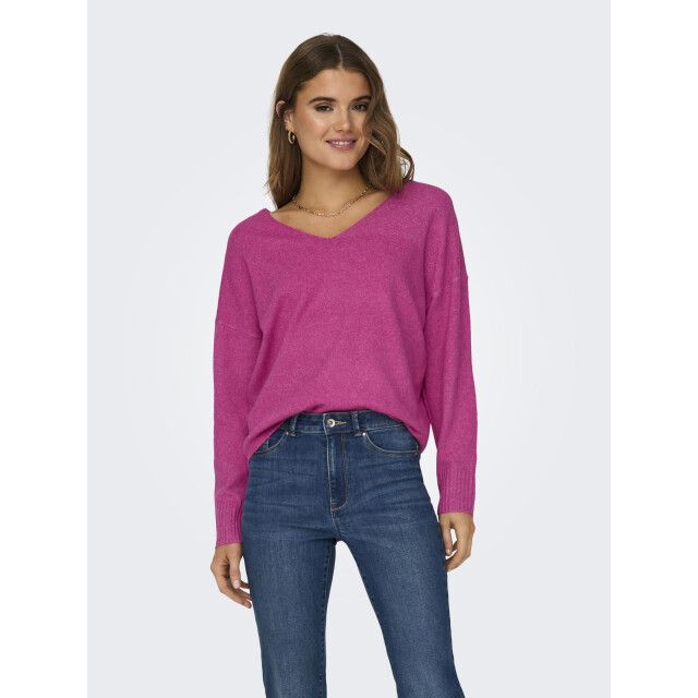 Only Onlrica life l/s v-neck pullo knt n 15224360 large