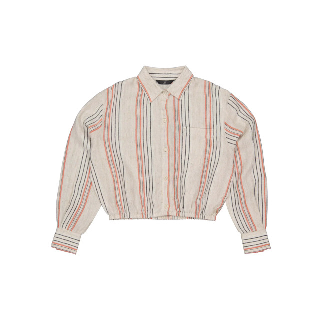 Quapi Meiden blouse kaori aop taupe stripe 148979631 large