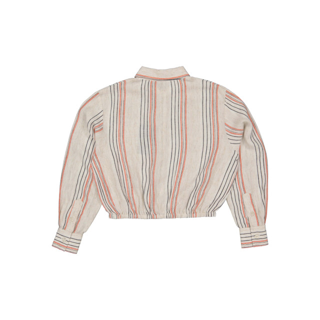 Quapi Meiden blouse kaori aop taupe stripe 148979631 large