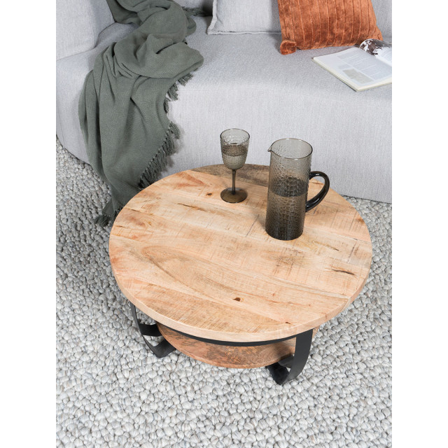 Home67 Salontafel cilamon hout 70 cm 2647652 large