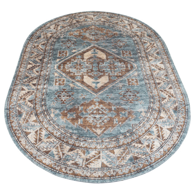 Veer Carpets Vloerkleed laria blue 3 ovaal 200 x 290 cm 2648912 large