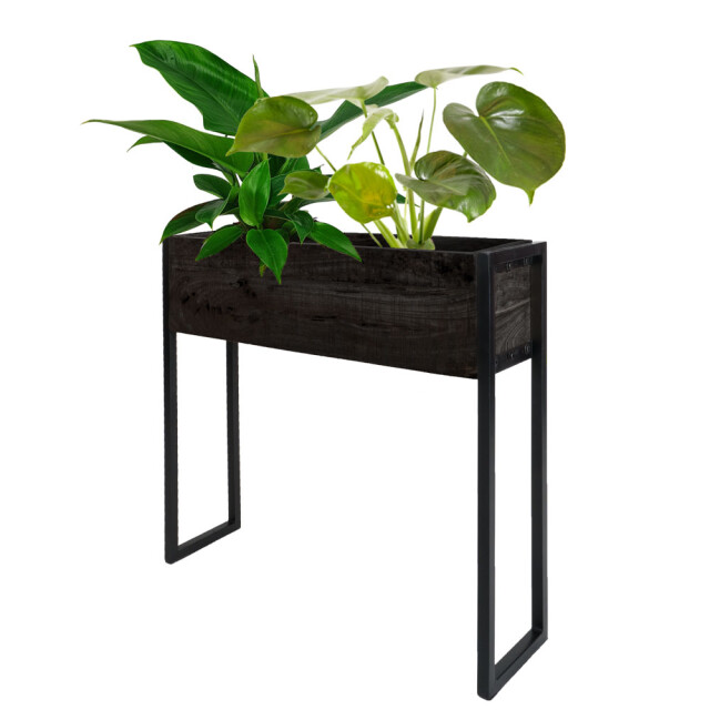 Home67 Plantenbak faab mangohout 72 cm 2648492 large