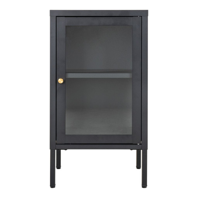 House Nordic Dalby cabinet cabinet with glass door, black 2810025 large