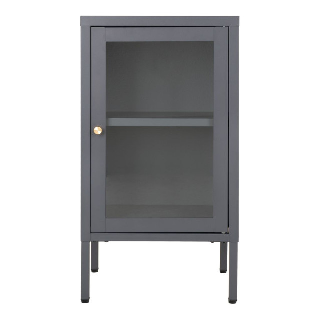 House Nordic Dalby cabinet cabinet with glass door, grey 2810093 large