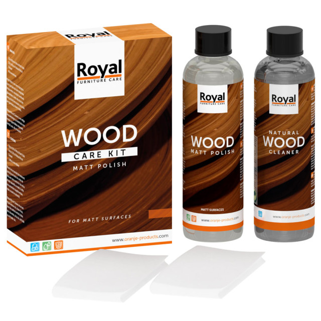 Oranje Furniture Care Wood care kit matt polish 2x 250 ml 2648795 large