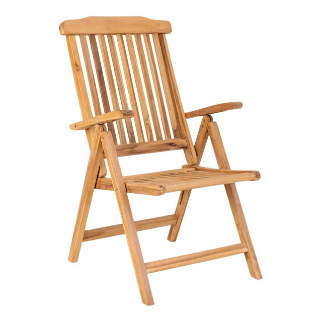House Nordic Elche teak 5-position chair 5 position chair in teak 2814187 large