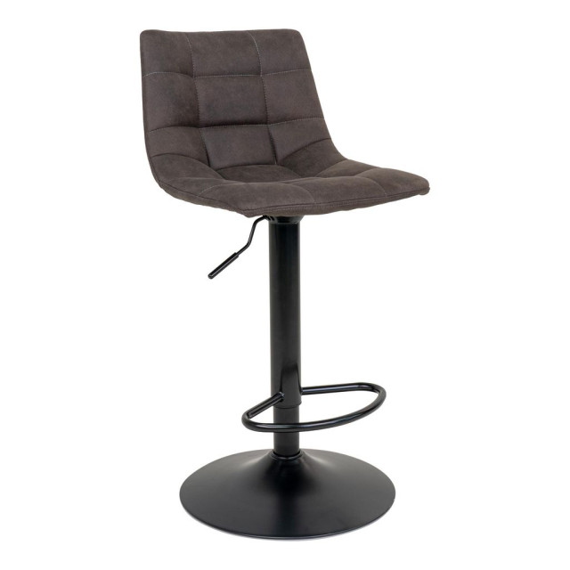 House Nordic Middelfart bar chair bar chair in dark grey with black legs set of 2 2814424 large