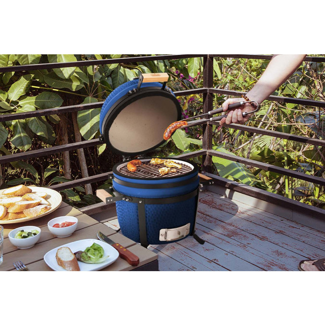 Buccan kamado barbecue sunbury smokey egg table grill 15