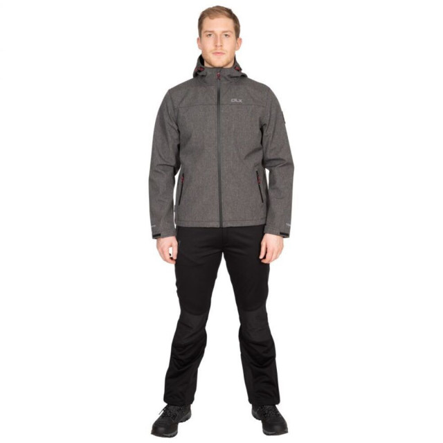 Trespass Heren gabe waterdichte softshell jas UTTP4991_blackmarl large