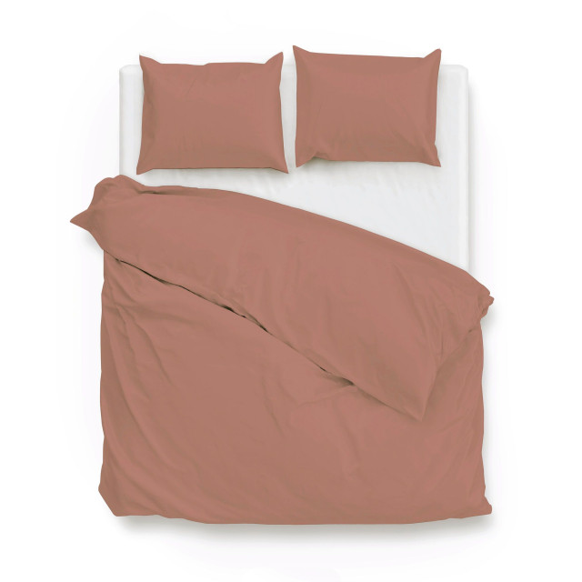 Zo!Home Dekbedovertrek satinado canyon rose 200 x 200 220 cm + 2 slopen 60 x 70 cm 2793428 large