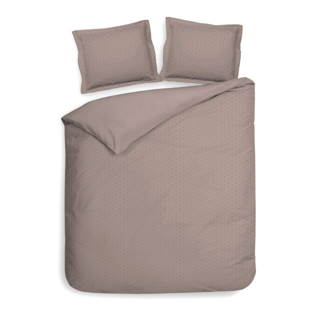 Heckett & Lane Dekbedovertrek punto rose tan 200 x 200 220 cm + 2 slopen 60 x 70 cm 2792059 large