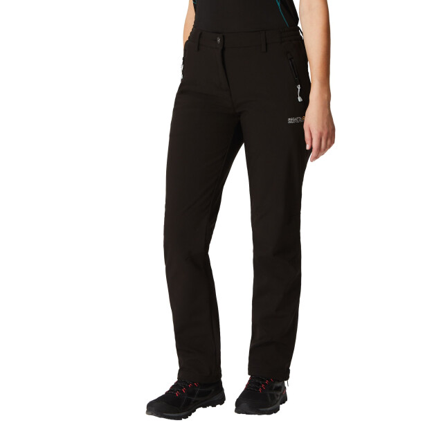 Regatta Grote buitenvrouwen/dames geo softshell ii lange beenbroek UTRG1027_black large