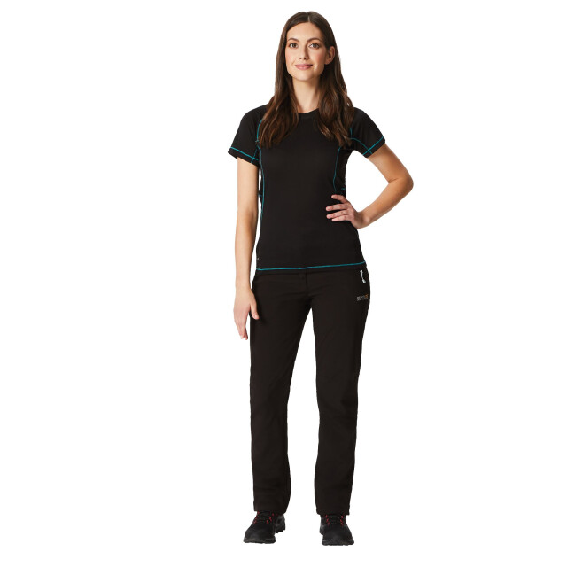 Regatta Grote buitenvrouwen/dames geo softshell ii lange beenbroek UTRG1027_black large