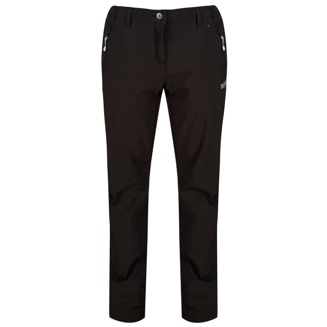 Regatta Grote buitenvrouwen/dames geo softshell ii lange beenbroek UTRG1027_black large