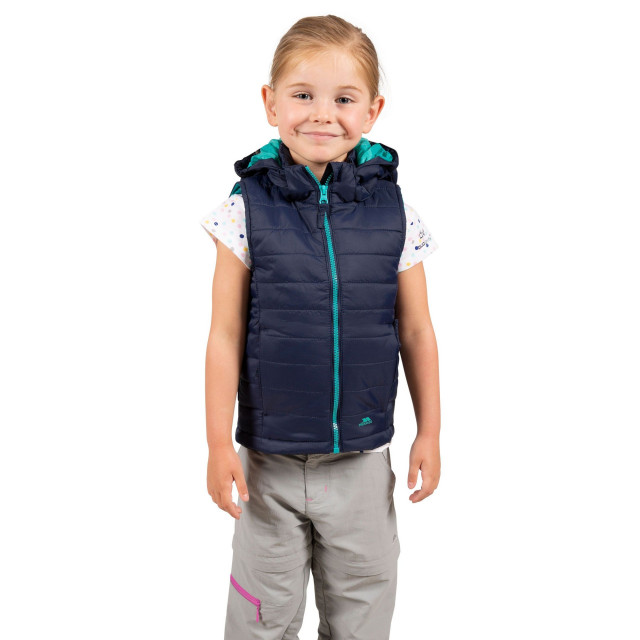 Trespass Meisjes aretha hooded casual gilet UTTP4540_navy large