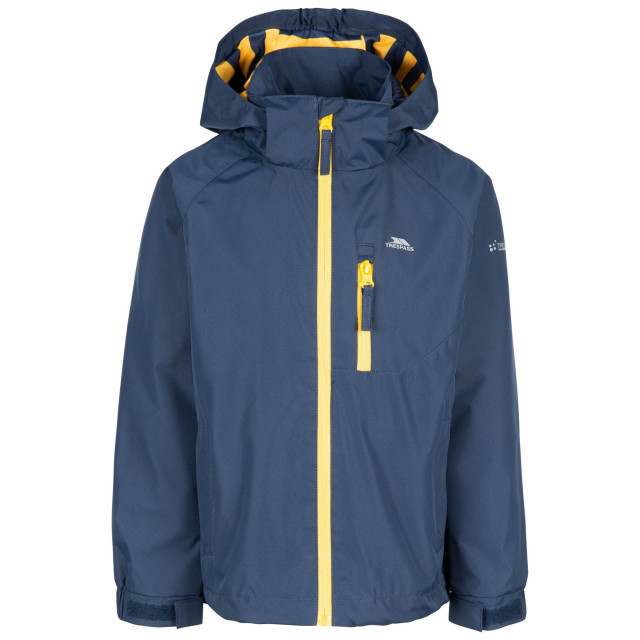 Trespass Childrens boys overwhelm rain jacket UTTP5009_navy large