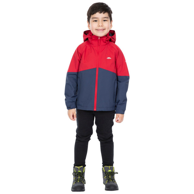 Trespass Childrens boys dexterous waterproof rain jacket UTTP5017_red large