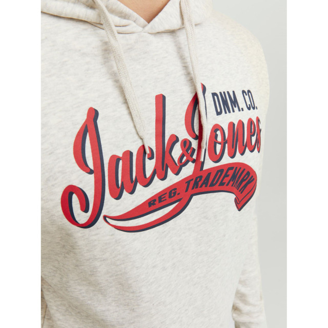 Jack & Jones Logo sweat hood 12233597-WHT-XL large