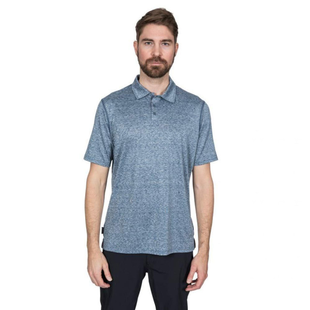 Trespass Heren monocle quick dry polo top UTTP4693_navy large