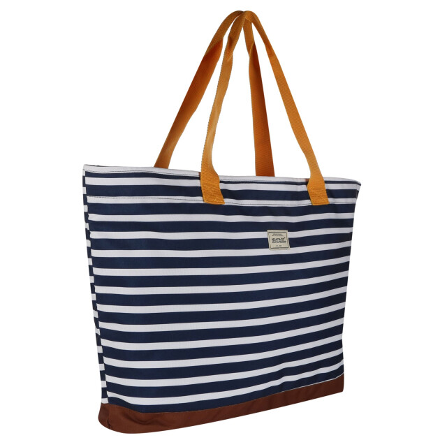 Regatta Stamford beach tote bag UTRG5385_navystripe large