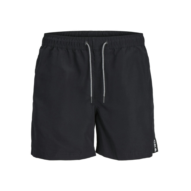 Jack & Jones Heren zwemshorts jpstfiji black tape effen 12253129-Black large