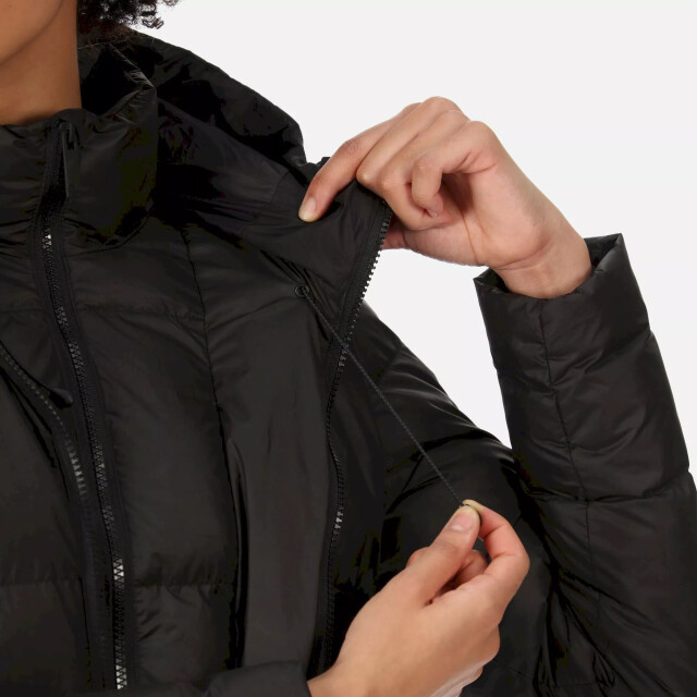 Regatta Dames pandia ii hooded jacket UTRG8495_black large