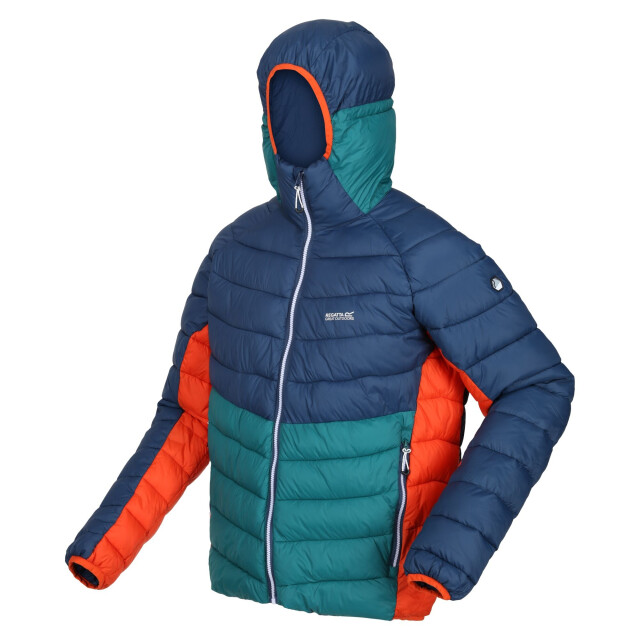 Regatta Heren harrock puffer jacket UTRG8151_admiralbluepacificgreen large