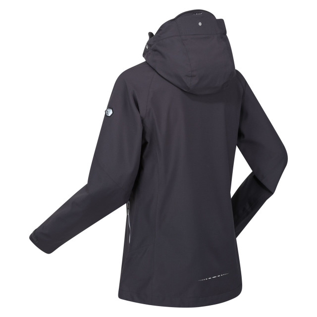 Regatta Dames raddick waterdichte jas met logo UTRG9526_sealgrey large