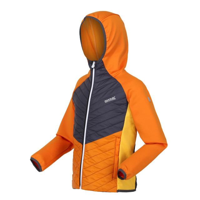 Regatta Kinder/kids kielder hybrid vii gewatteerd jack UTRG9600_orangepeppersealgrey large