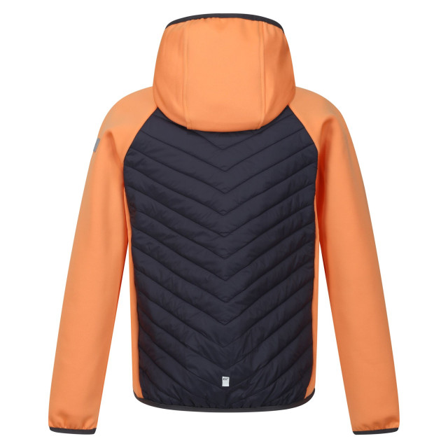 Regatta Kinder/kids kielder hybrid vii gewatteerd jack UTRG9600_apricotcrushsealgrey large