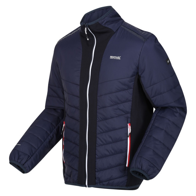 Regatta Heren halton vii contrast paneel gewatteerde jas UTRG9484_navy large