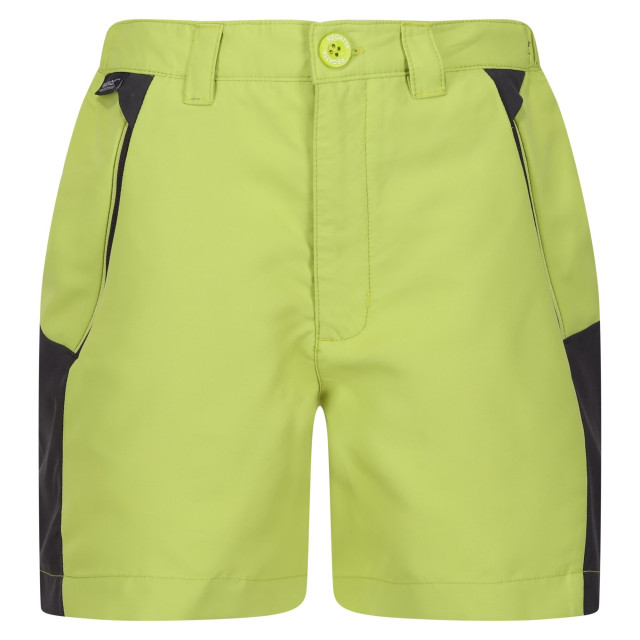 Regatta Kinderen/kinderen sorcer mountain iii korte broek UTRG9499_greenalgaesealgrey large