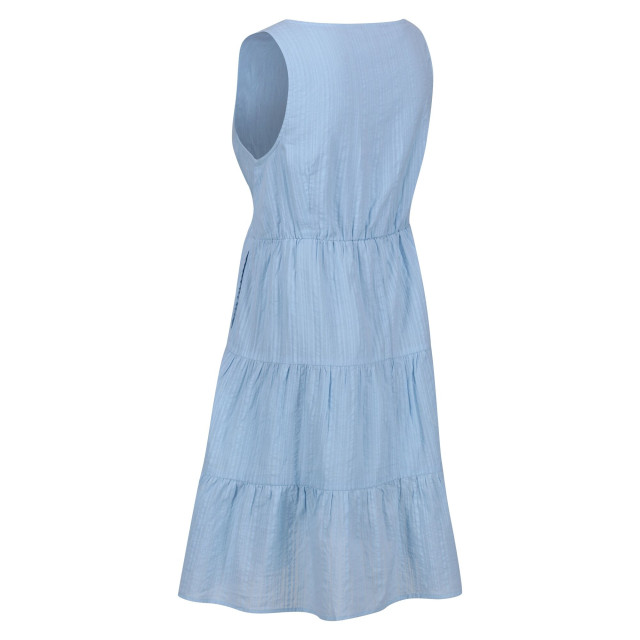 Regatta Dames zariah gestaffelde casual jurk UTRG9452_powderblue large