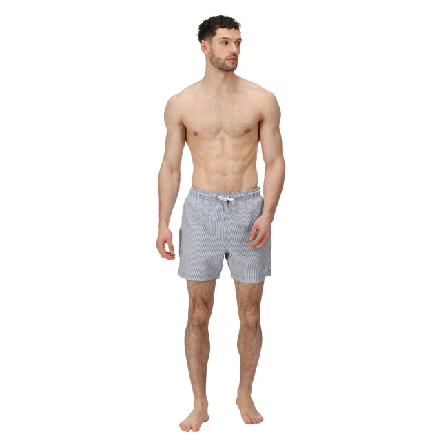 Regatta Heren loras gestreepte zwembroek UTRG9391_darkdenim large