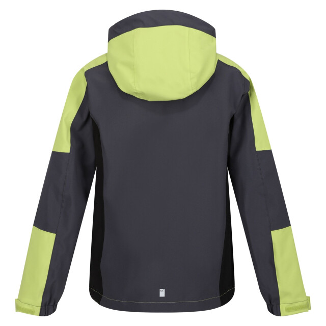 Regatta Kinder/kinder highton iv waterdichte jas UTRG9162_sealgreygreenalgae large