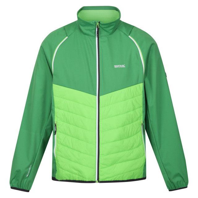 Regatta Heren steren hybride zachte shell jas UTRG9163_fieldgreenjasminegreen large