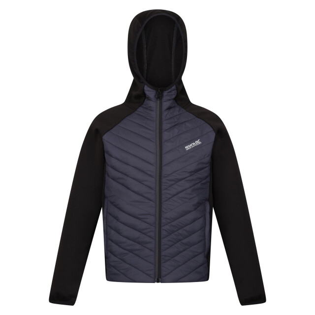 Regatta Kinder/kids kielder hybrid vii gewatteerd jack UTRG9365_blacksealgrey large