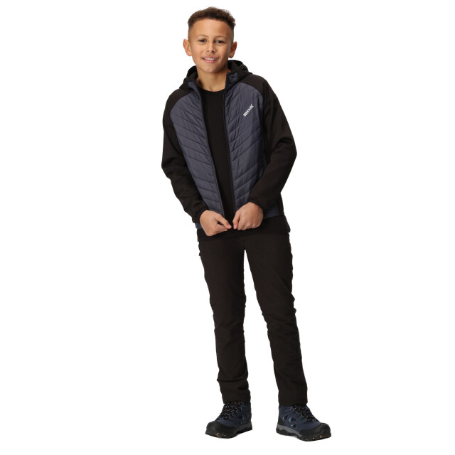 Regatta Kinder/kids kielder hybrid vii gewatteerd jack UTRG9365_blacksealgrey large
