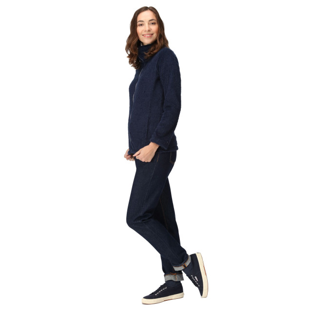 Regatta Dames heloise eyelash fleece full zip fleece jas UTRG9271_navy large