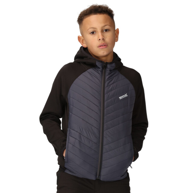 Regatta Kinder/kids kielder hybrid vii gewatteerd jack UTRG9365_blacksealgrey large