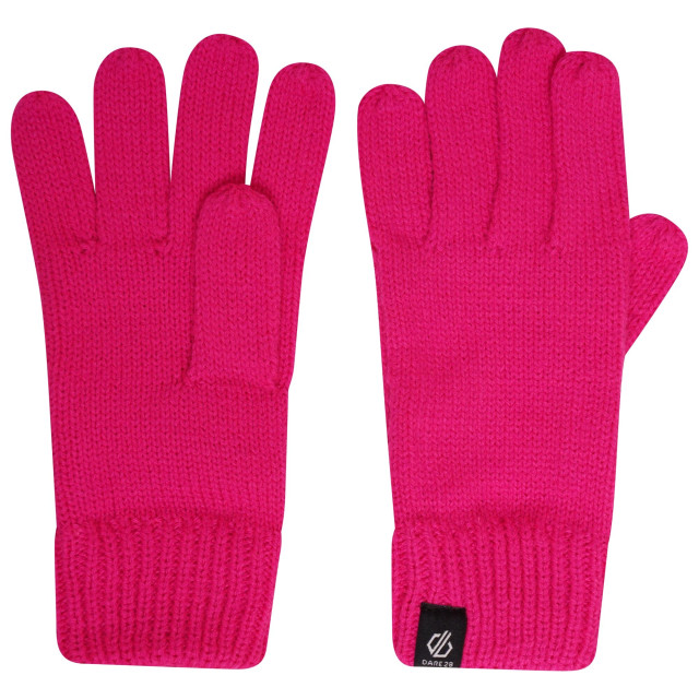Dare2b Set kinder-/kidsmuts en -handschoenen in fluffy kleuren UTRG9345_pinkglowcottoncandy large