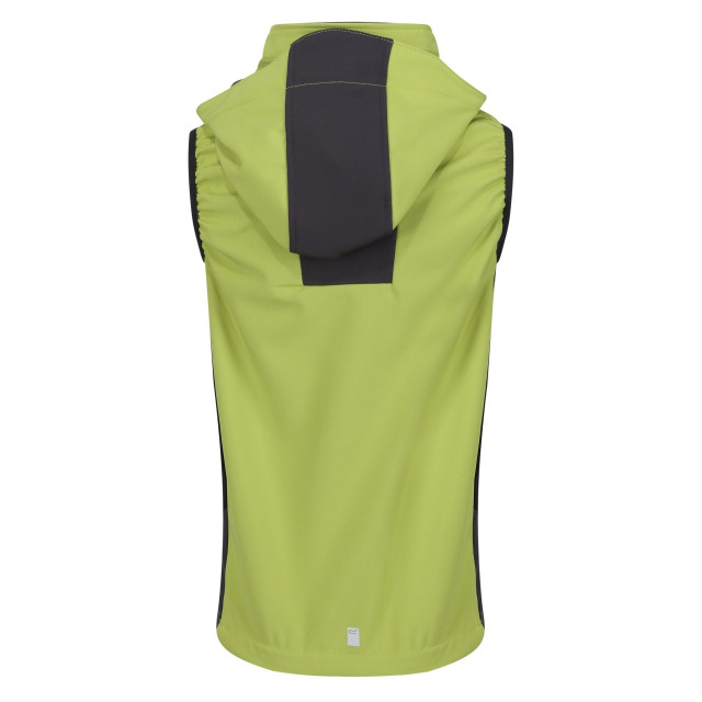 Regatta Kinder/kids zuurstof vi lichtgewicht gilet met capuchon UTRG9087_greenalgaesealgrey large