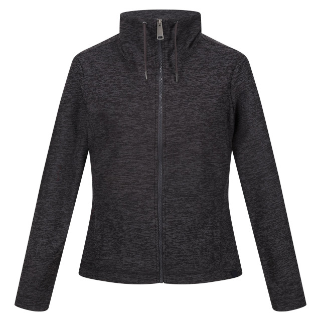 Regatta Dames kizmit marl half zip fleece top UTRG9189_darkgreymarl large