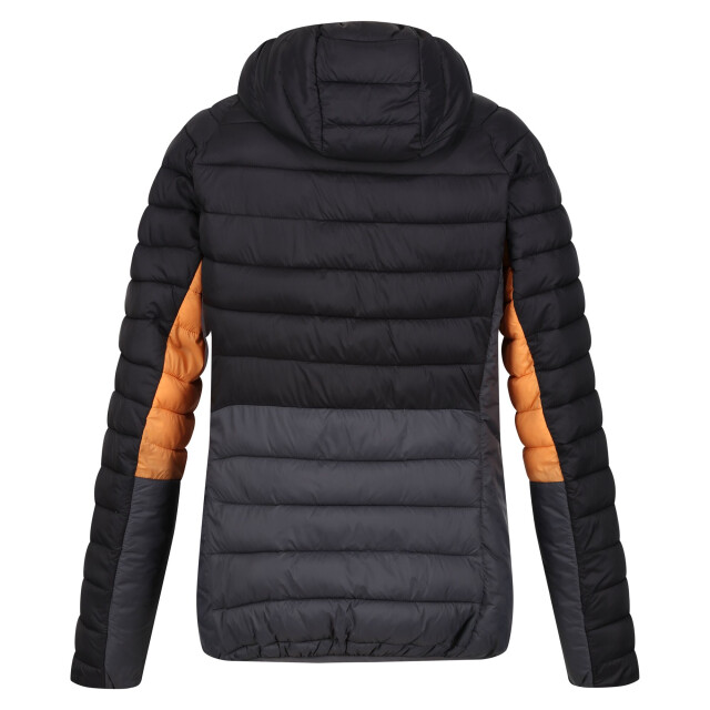 Regatta Dames harrock ii baffled hooded jacket UTRG9215_sealgreyblack large