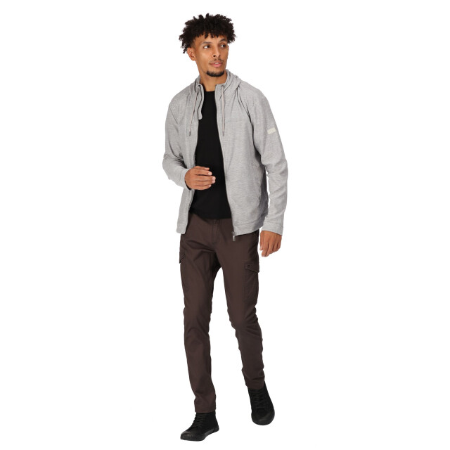 Regatta Heren shorebay marl full zip hoodie UTRG9042_silvergrey large